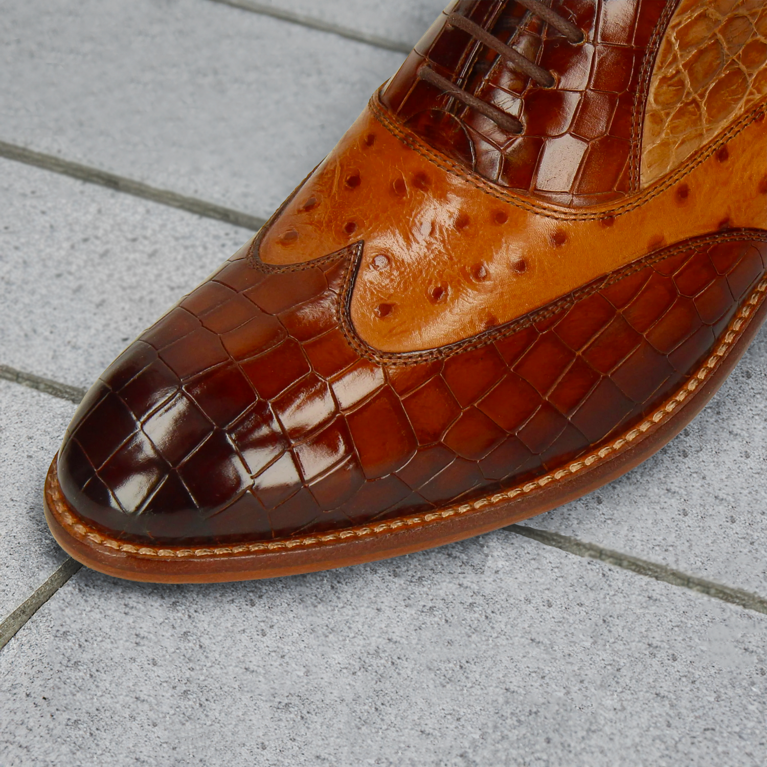 Derbies wing tip zonder perforaties Bobby 3 Melvin & Hamilton