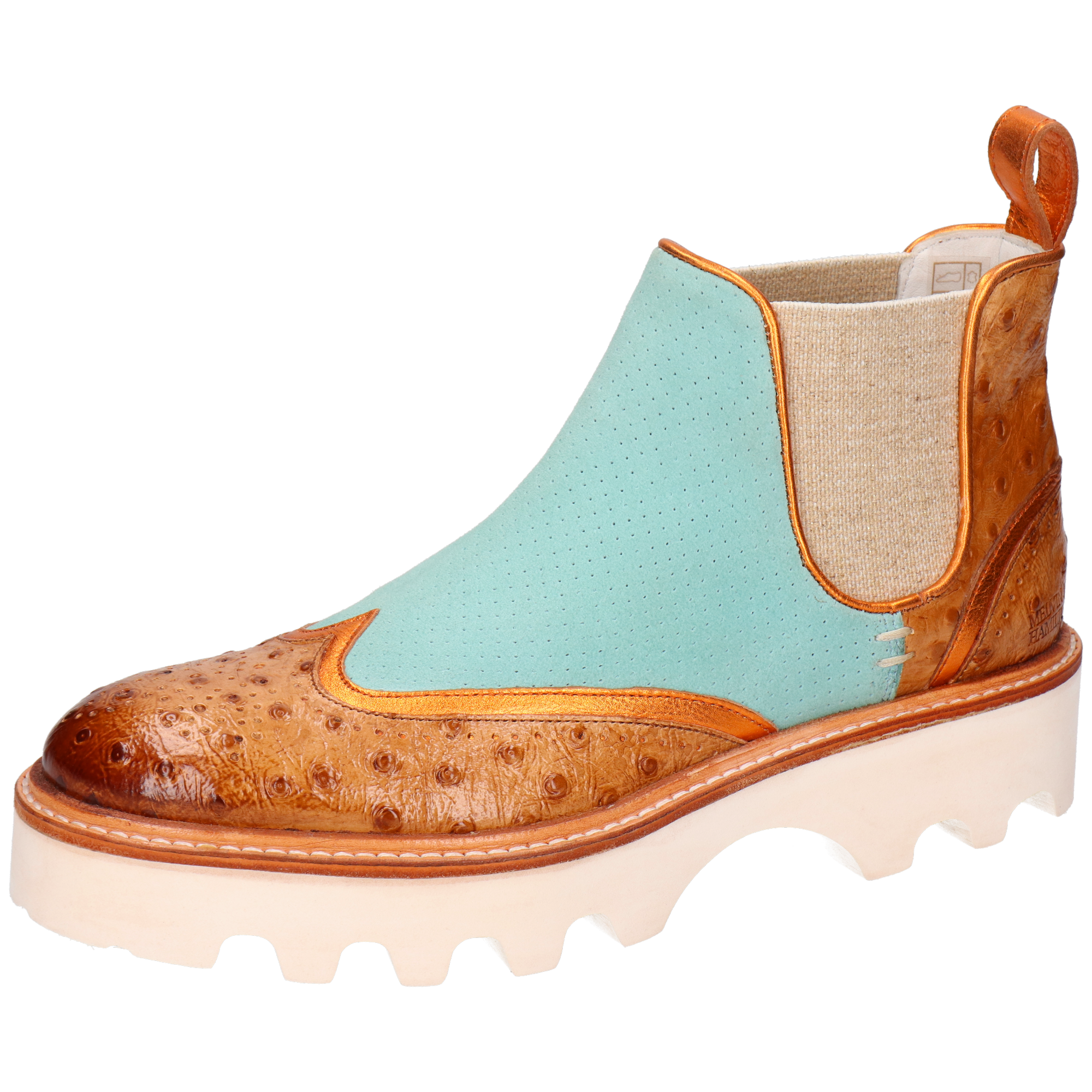 Sally 19 Vegas Ostrich Sand Elysee – Melvin Hamilton