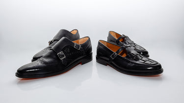 Zwarte schoenen voor heren en dames Melvin & Hamilton