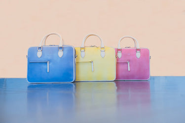 Leren handtas Melvin & Hamilton