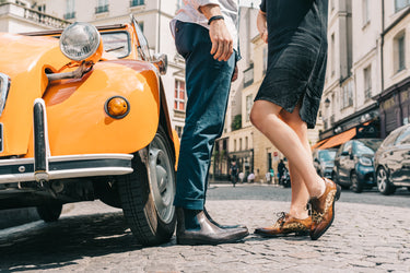 Leren schoenen met Britse inspiratie Melvin & Hamilton