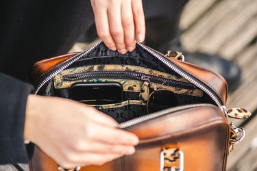 Leren tas Melvin & Hamilton