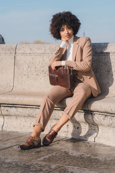 Leren handtas Vancouver Melvin & Hamilton