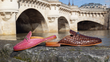 Dames muiltjes Scarlett 77 en Heren Clive 30 Melvin & Hamilton