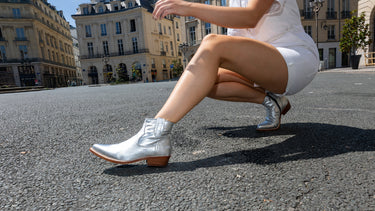 Dames enkellaarsjes met hak Shyla 2 Melvin & Hamilton