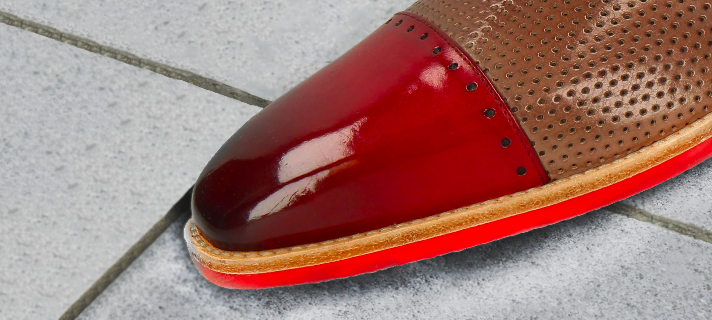 Derbies met cap toe en perforaties Dave 1 Melvin & Hamilton